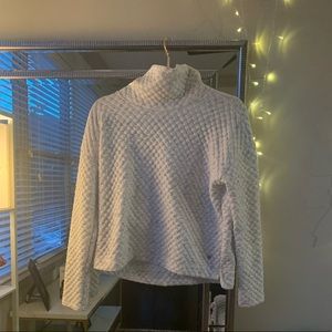 Turtleneck athletic sweater